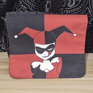 Harley Quinn Joker-Inspired Red & Black Messenger Bag
